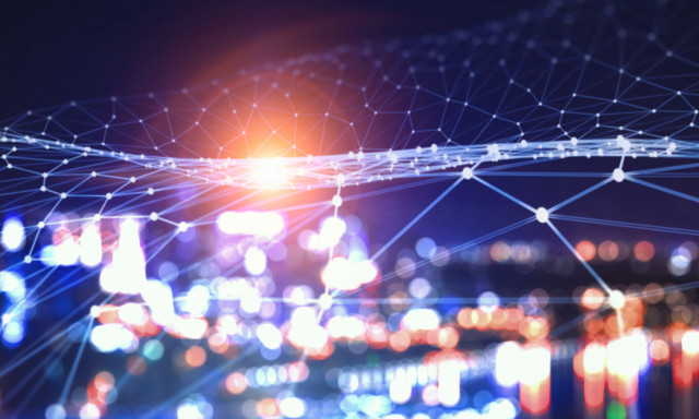 Artistic representation of data connections